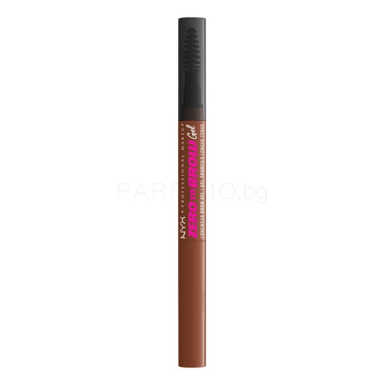 NYX Professional Makeup Zero To Brow Гел и помада за вежди за жени 2 ml Нюанс 04 Auburn