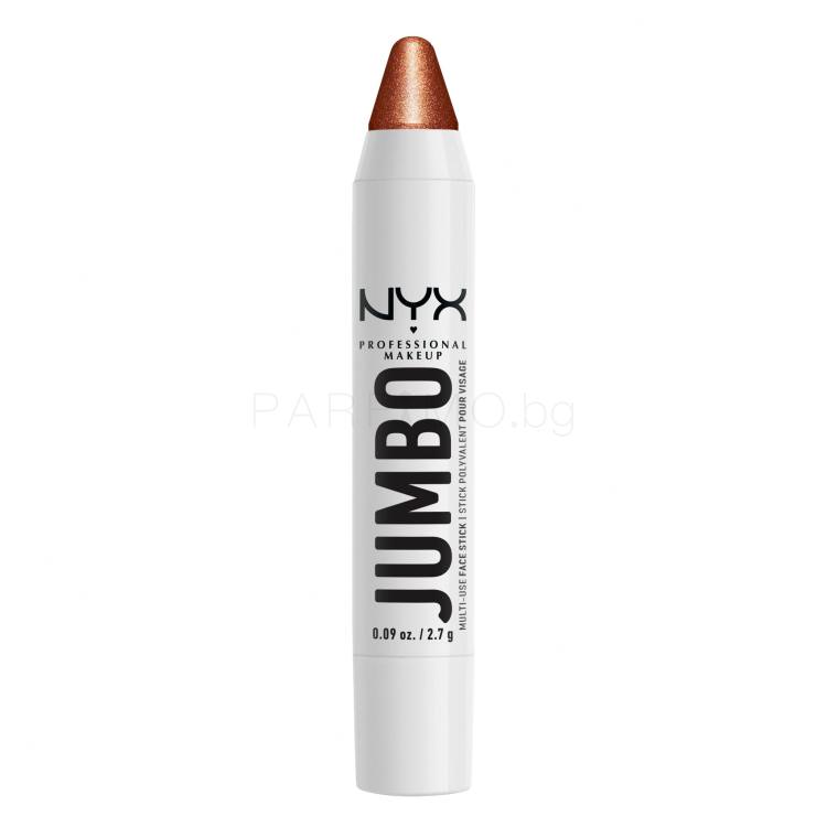 NYX Professional Makeup Jumbo Multi-Use Highlighter Stick Хайлайтър за жени 2,7 g Нюанс 06 Flan