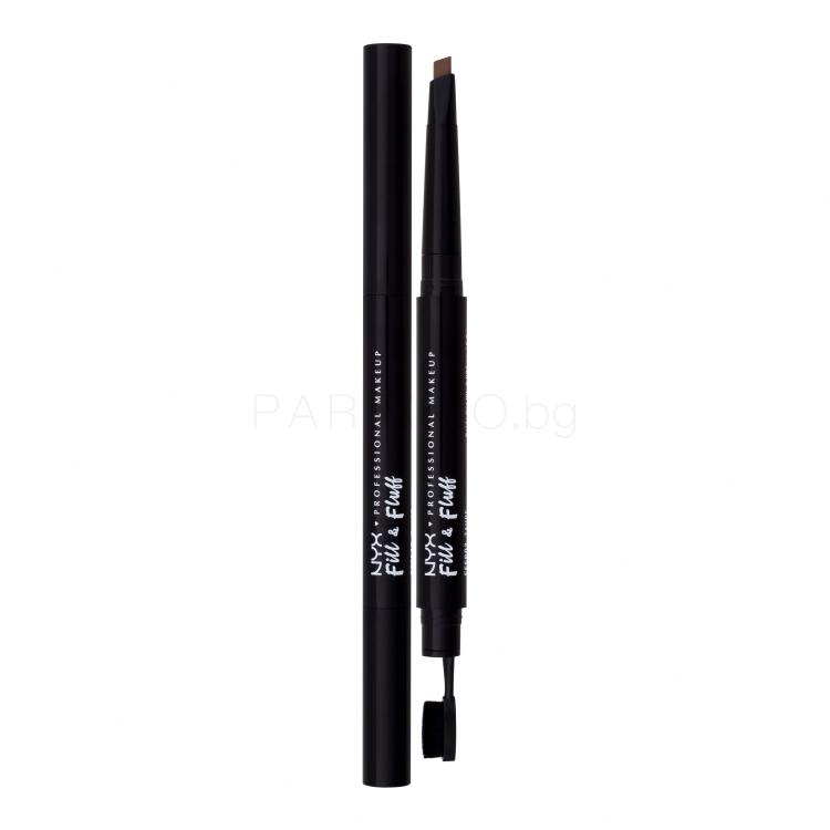 NYX Professional Makeup Fill &amp; Fluff Eyebrow Pomade Pencil Молив за вежди за жени 0,2 g Нюанс Taupe