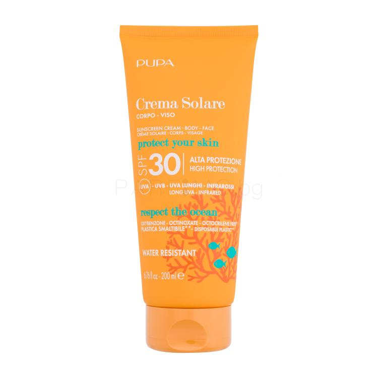 Pupa Sunscreen Cream SPF30 Слънцезащитна козметика за тяло 200 ml