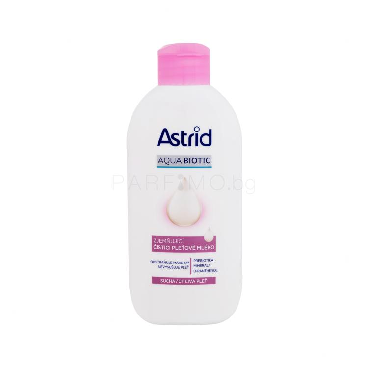 Astrid Aqua Biotic Softening Cleansing Milk Тоалетно мляко за жени 200 ml