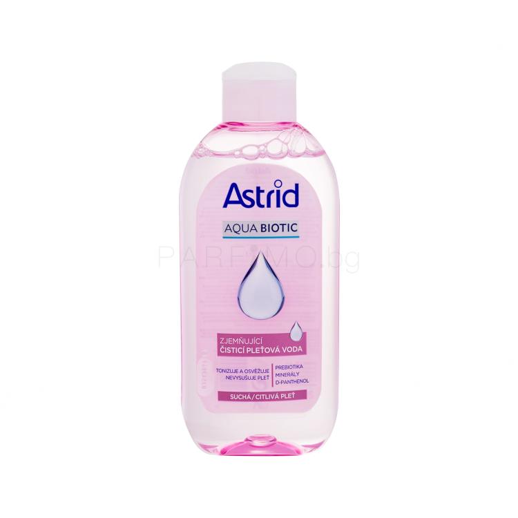 Astrid Aqua Biotic Softening Cleansing Water Почистваща вода за жени 200 ml