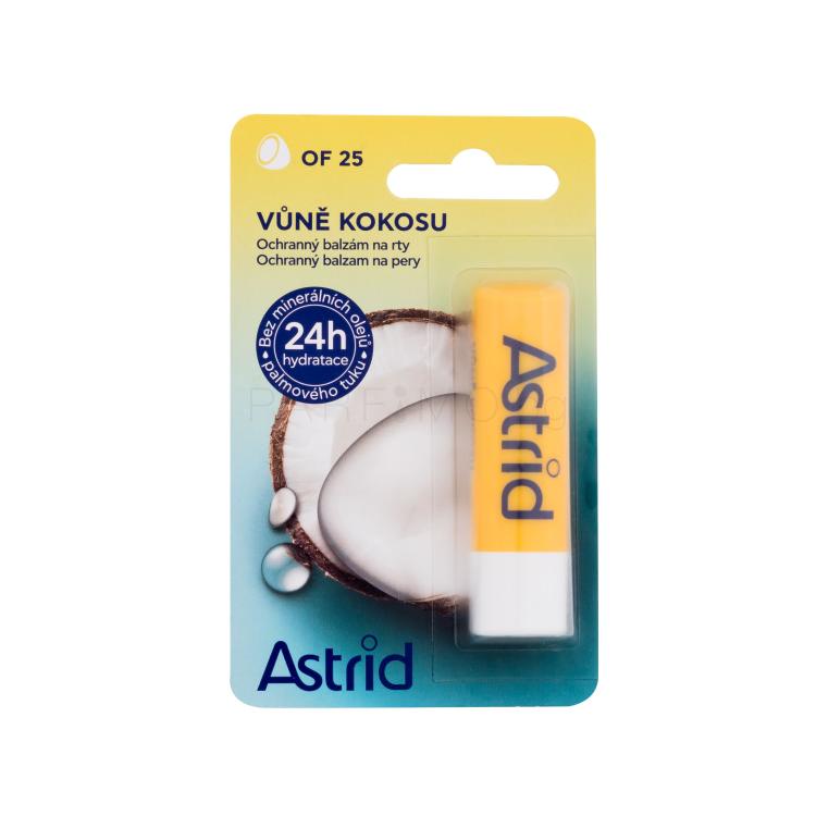 Astrid Coconut Lip Balm SPF25 Балсам за устни за жени 4,8 g