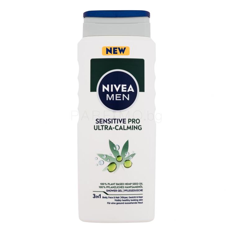 Nivea Men Sensitive Pro Ultra-Calming Shower Gel Душ гел за мъже 500 ml