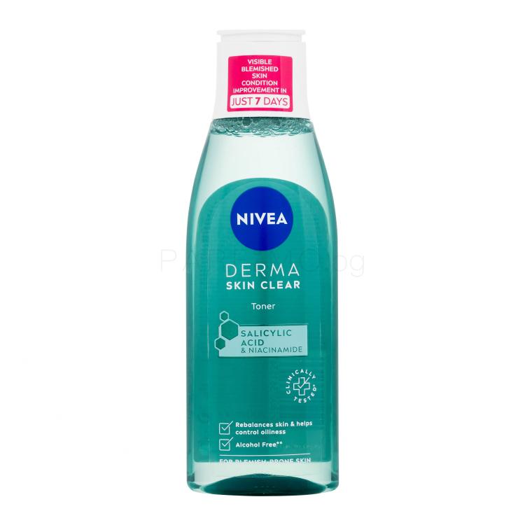 Nivea Derma Skin Clear Toner Лосион за лице за жени 200 ml