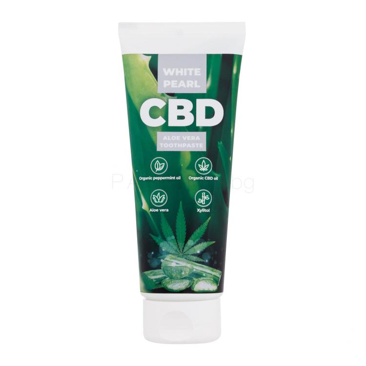 White Pearl CBD Aloe Vera Toothpaste Паста за зъби 75 ml