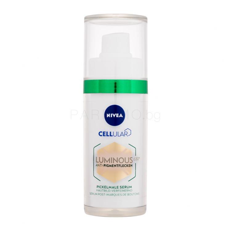 Nivea Luminous 630 Antispot Post-Acne Marks Serum Серум за лице за жени 30 ml