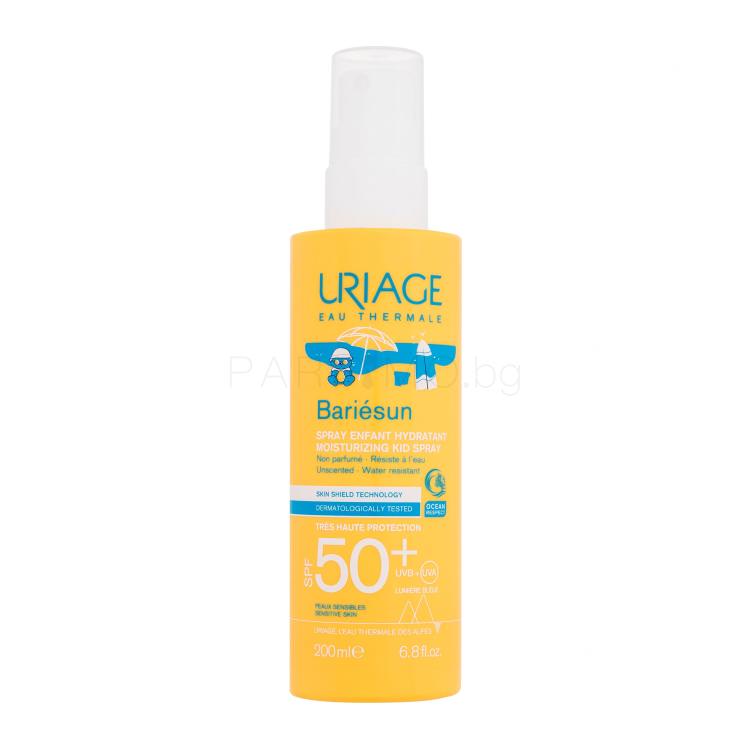 Uriage Bariésun Moisturizing Kid Spray SPF50+ Слънцезащитна козметика за тяло за деца 200 ml