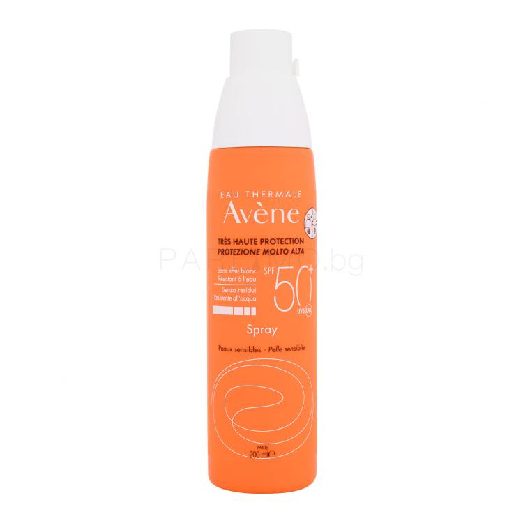 Avene Sun Spray SPF50+ Слънцезащитна козметика за тяло 200 ml