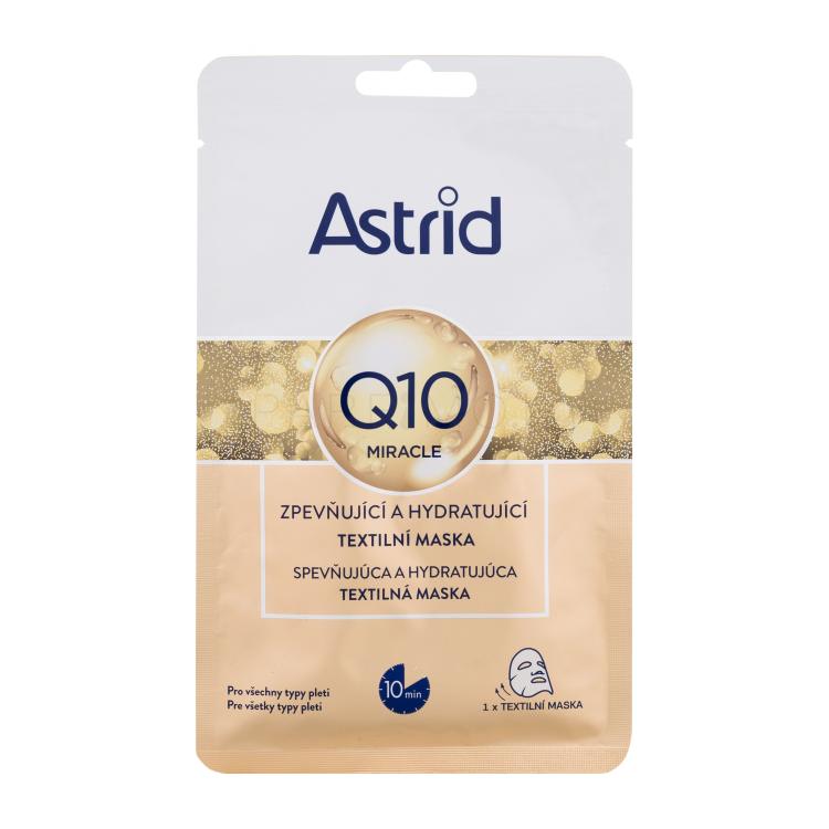 Astrid Q10 Miracle Firming and Hydrating Sheet Mask Маска за лице за жени 1 бр