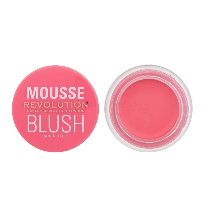 Makeup Revolution London Mousse Blush Руж за жени 6 g Нюанс Squeeze Me Soft Pink