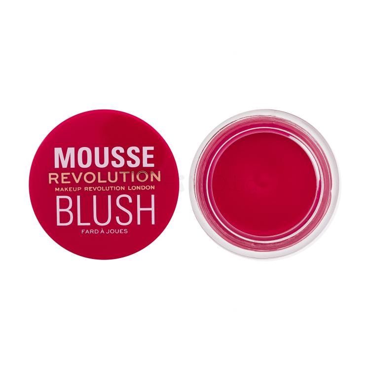 Makeup Revolution London Mousse Blush Руж за жени 6 g Нюанс Juicy Fuchsia Pink