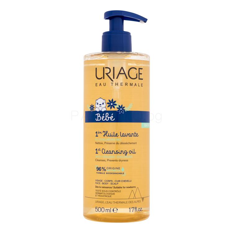 Uriage Bébé 1st Cleansing Oil Душ олио за деца 500 ml