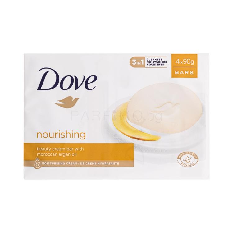 Dove Nourishing Beauty Cream Bar Твърд сапун за жени Комплект