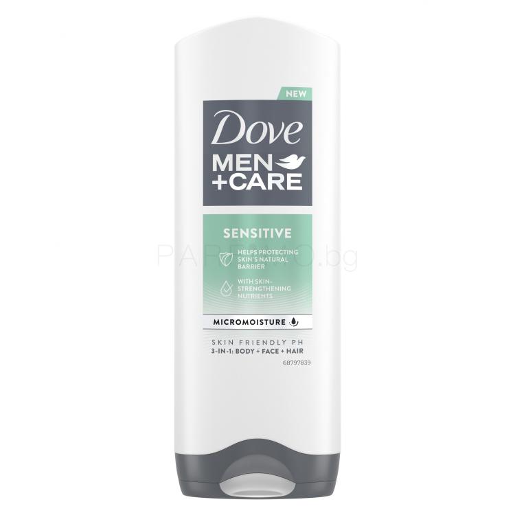 Dove Men + Care Sensitive Душ гел за мъже 250 ml