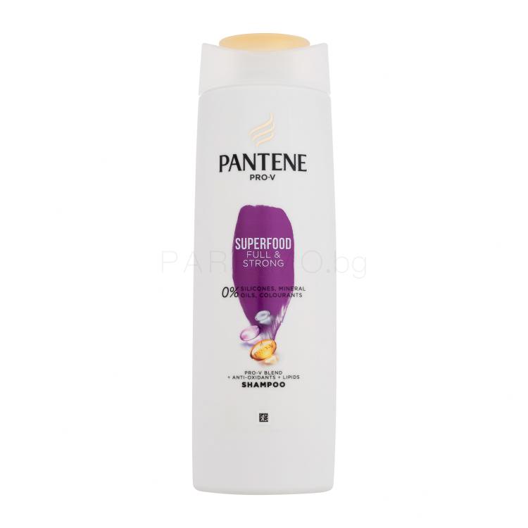 Pantene Superfood Full &amp; Strong Shampoo Шампоан за жени 360 ml