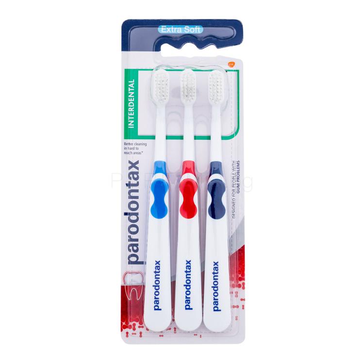 Parodontax Interdental Extra Soft Trio Четка за зъби Комплект