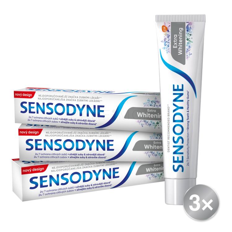 Sensodyne Extra Whitening Trio Паста за зъби Комплект