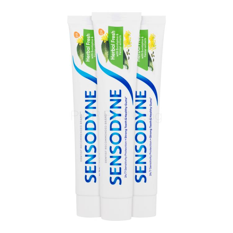 Sensodyne Herbal Fresh Trio Паста за зъби Комплект