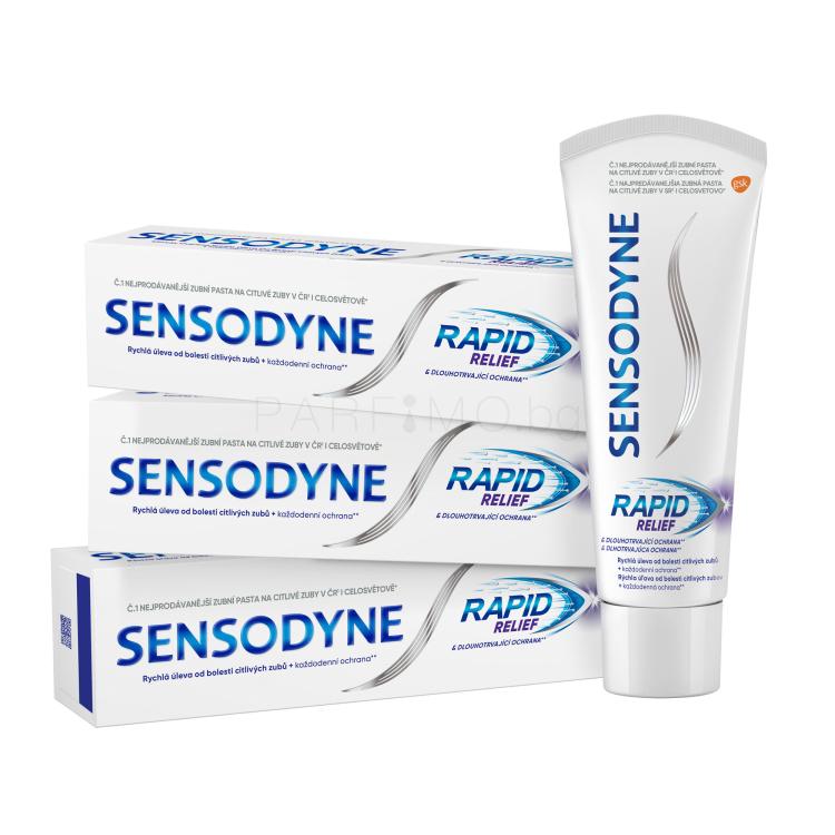 Sensodyne Rapid Relief Trio Паста за зъби Комплект