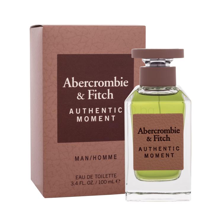 Abercrombie &amp; Fitch Authentic Moment Eau de Toilette за мъже 100 ml увредена кутия