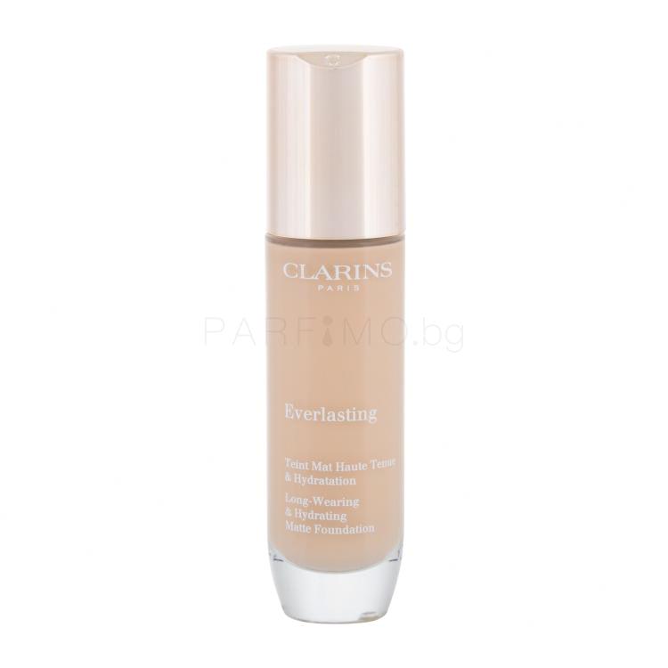 Clarins Everlasting Foundation Фон дьо тен за жени 30 ml Нюанс 105N Nude увредена кутия