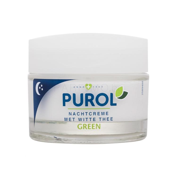 Purol Green Night Cream Нощен крем за лице за жени 50 ml увредена кутия