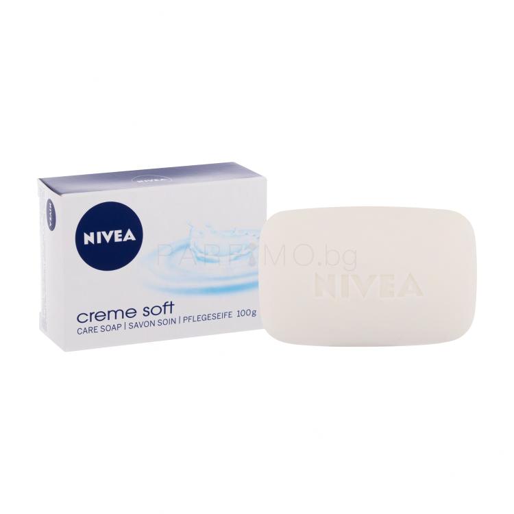 Nivea Creme Care Soft Твърд сапун за жени 100 g увредена кутия