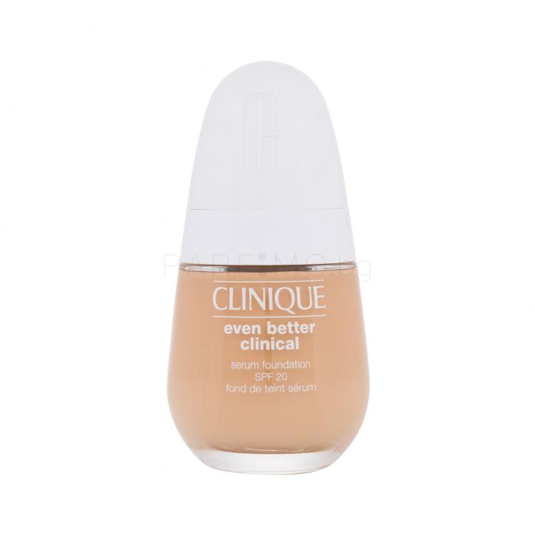 Clinique Even Better Clinical Serum Foundation SPF20 Фон дьо тен за жени 30 ml Нюанс WN46 Golden Neutral увредена кутия