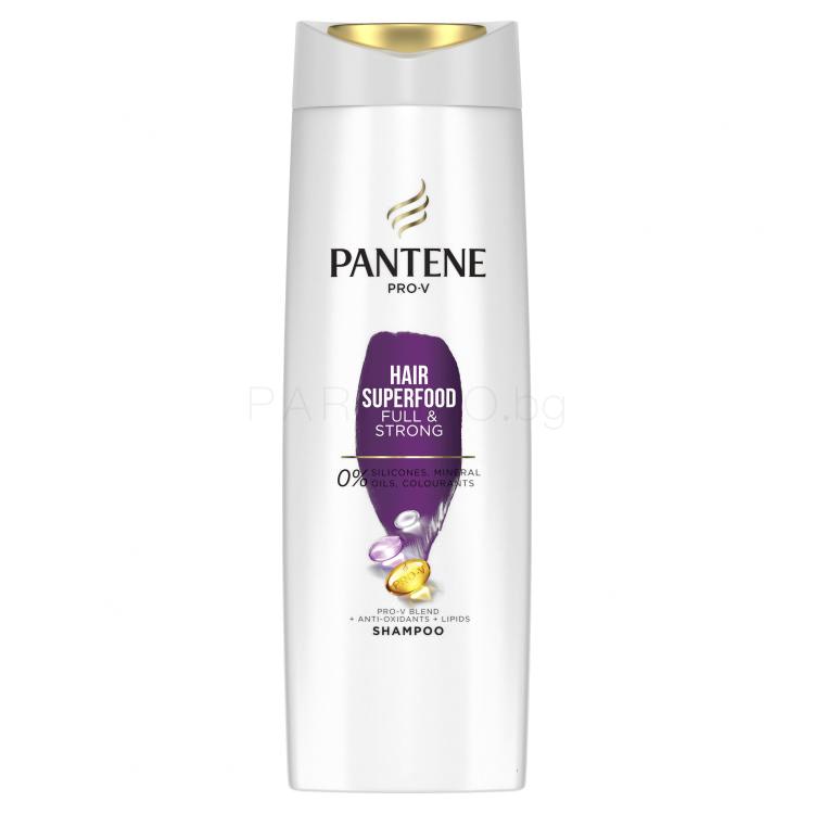 Pantene Superfood Full &amp; Strong Shampoo Шампоан за жени 400 ml