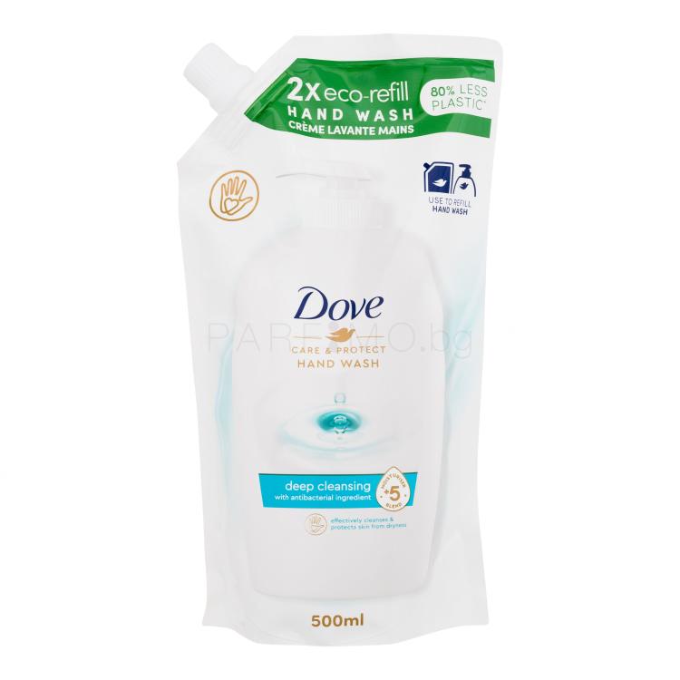 Dove Care &amp; Protect Deep Cleansing Hand Wash Течен сапун за жени 500 ml