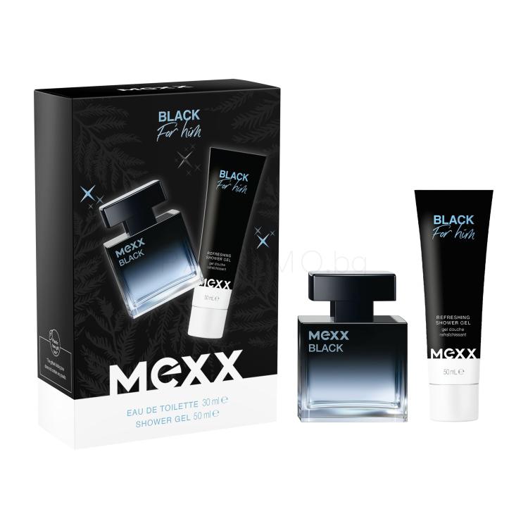 Mexx Black Man Подаръчен комплект EDT 30ml + 50ml душ гел