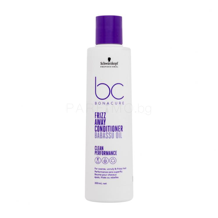 Schwarzkopf Professional BC Bonacure Frizz Away Conditioner Балсам за коса за жени 200 ml