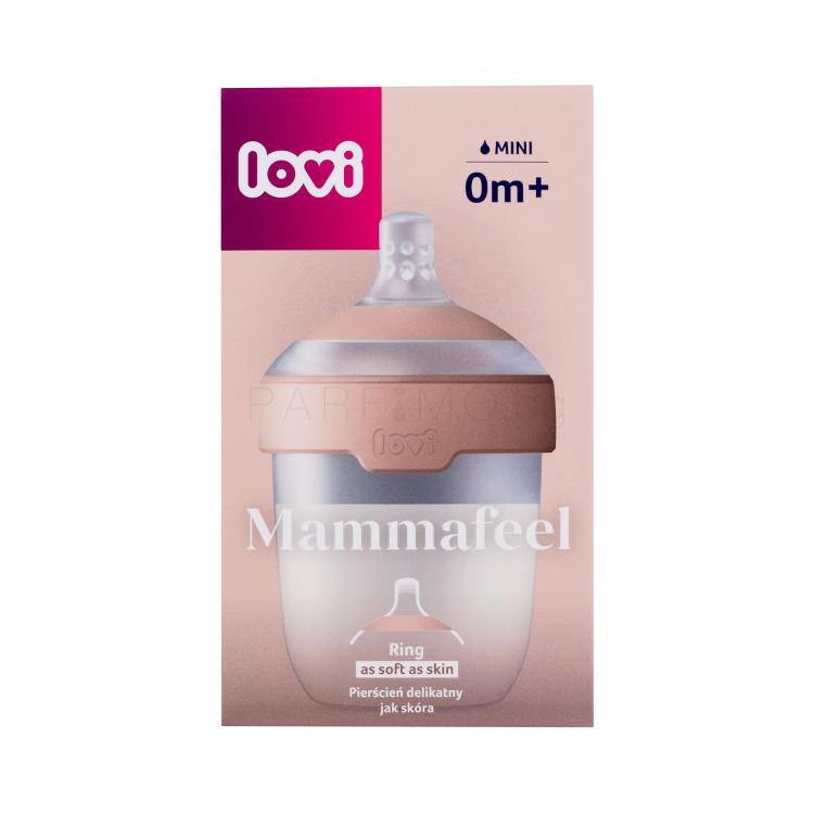 LOVI Mammafeel Bottle 0m+ Бебешко шише за деца 150 ml