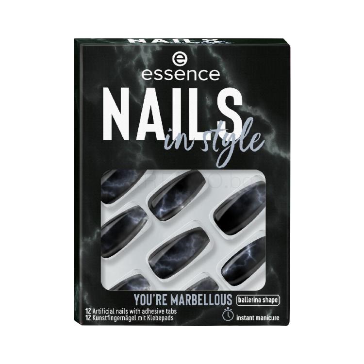 Essence Nails In Style Изкуствени нокти за жени Нюанс 17 You&#039;re Marbellous Комплект