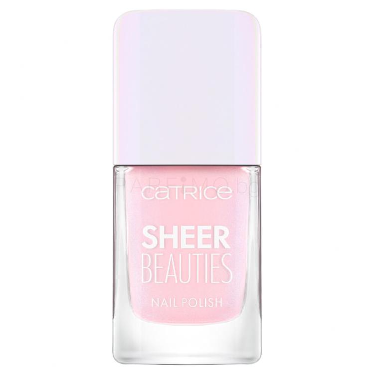 Catrice Sheer Beauties Nail Polish Лак за нокти за жени 10,5 ml Нюанс 040 Fluffy Cotton Candy