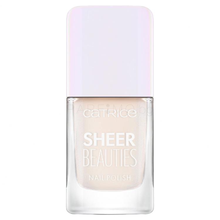 Catrice Sheer Beauties Nail Polish Лак за нокти за жени 10,5 ml Нюанс 010 Milky Not Guilty