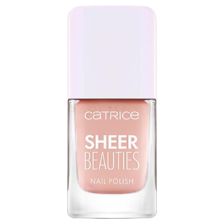 Catrice Sheer Beauties Nail Polish Лак за нокти за жени 10,5 ml Нюанс 070 Nudie Beautie