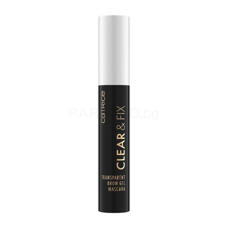 Catrice Clear &amp; Fix Brow Gel Mascara Спирала за вежди за жени 5 ml Нюанс 010 Transparent