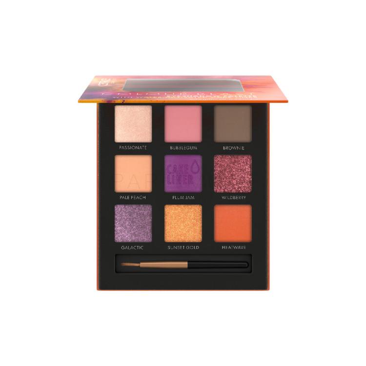 Catrice Colour Blast Eyeshadow Palette Сенки за очи за жени 6,75 g Нюанс 010 Tangerine meets Lilac