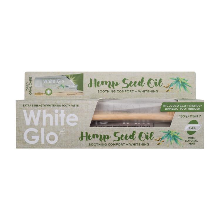 White Glo Hemp Seed Oil Паста за зъби Комплект