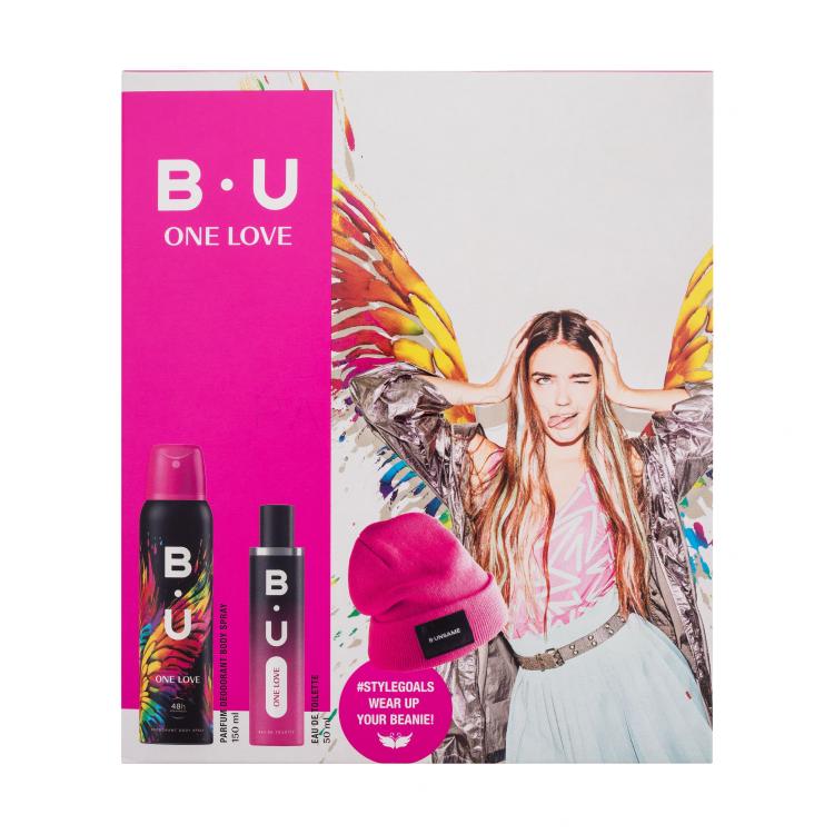 B.U. One Love Подаръчен комплект EDT 50 ml + дезодорант 150 ml увредена кутия