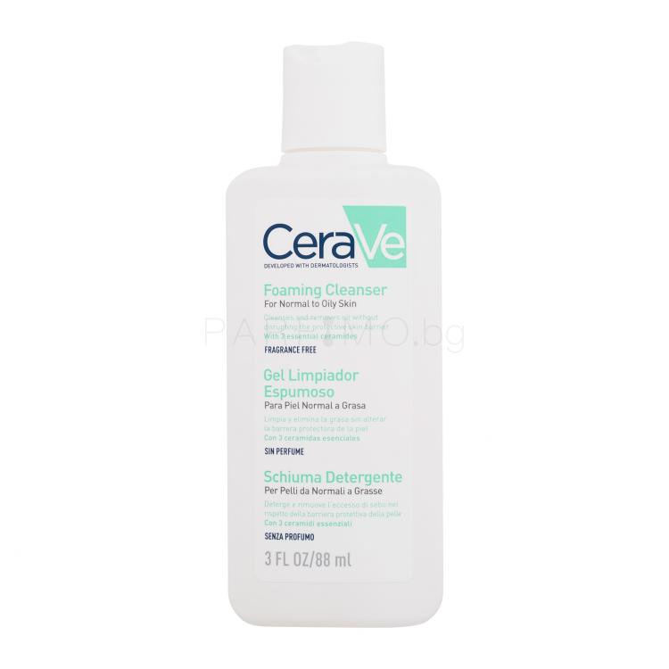 CeraVe Facial Cleansers Foaming Cleanser Почистващ гел за жени 88 ml