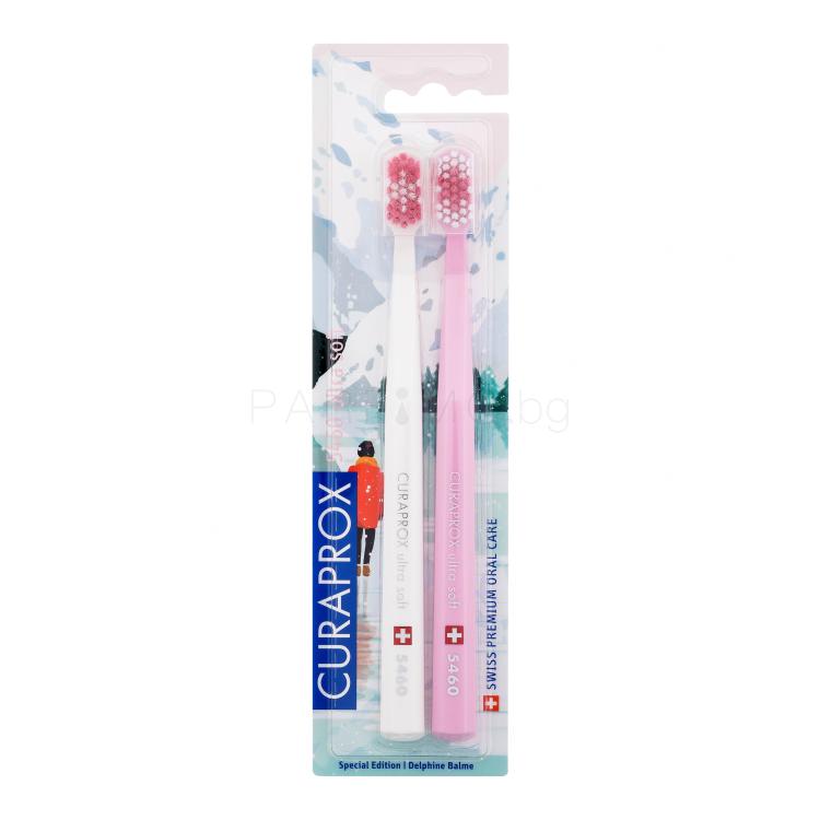 Curaprox 5460 Ultra Soft Duo Winter Pink Edition Четка за зъби Комплект