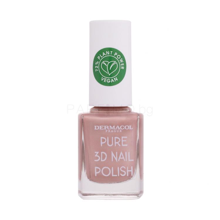 Dermacol Pure 3D Лак за нокти за жени 11 ml Нюанс 06 Natural Pearls