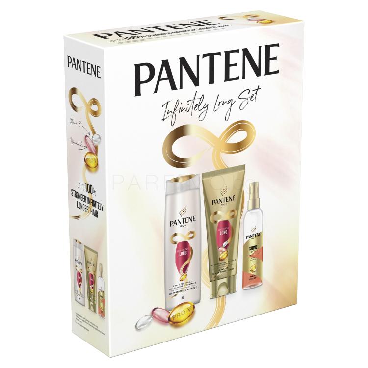 Pantene PRO-V Infinitely Long Set Подаръчен комплект шампоан Infinitely Long 400ml + балсам без отмиване Infinitely Long 200ml + балсам със спрей Shine SOS 150 ml