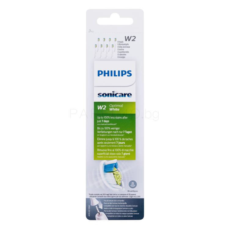 Philips Sonicare Optimal White W2 HX6068/12 White Сменяема глава Комплект