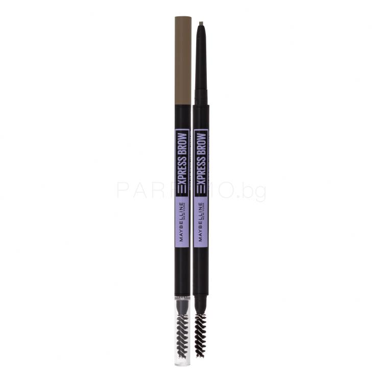 Maybelline Express Brow Ultra Slim Молив за вежди за жени 9 g Нюанс 4.5 Ash Brown