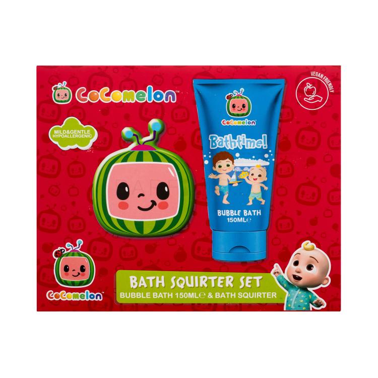 Cocomelon Bath Squirter Duo Set Подаръчен комплект пяна за вана Bathtime! Bubble Bath 150 ml + играчка за вана