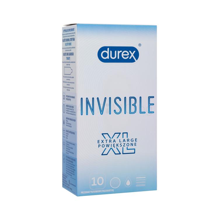 Durex Invisible XL Презерватив за мъже Комплект